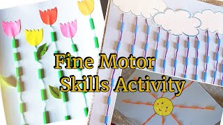 Preschool Activity For Fine Motor Skills Development For Kids