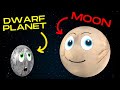 Do Dwarf Planets Have Moons? | Space For Kids | Solar System Planets | Kids Video