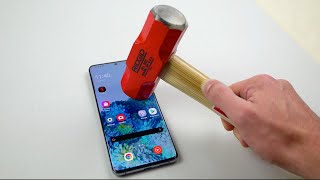 Samsung Galaxy S20+ Hammer \u0026 Knife Scratch Test