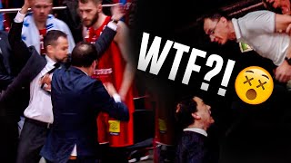 Ejected Head Coach Pushes Other HC & Clashes With Their Team's Owner!
