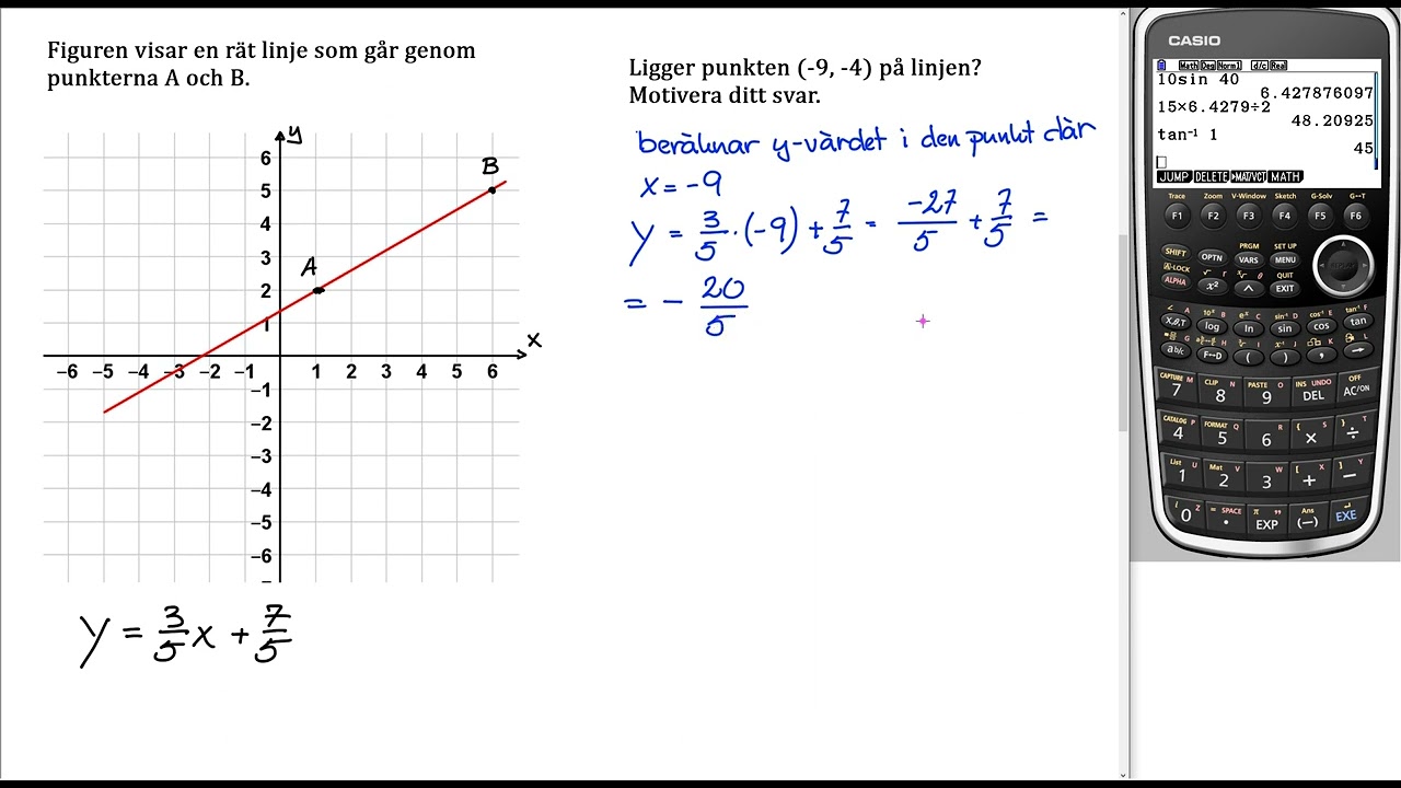 Matematik 5000+ 1c Uppgift 10 B Blandade övningar 1 4 För Reviderad ...