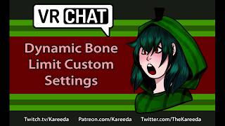 VRChat Tutorial - Dynamic Bone Limiter Settings