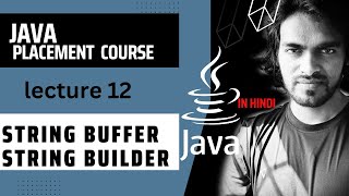 Java Tutorial for Beginners | #12 IN Hindi 🔥Stringbuffer 👍2023 #java #stringbuffer #stringbuilder
