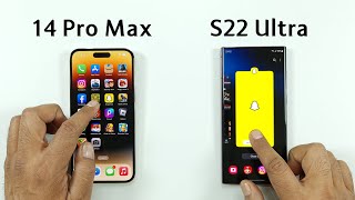 iPhone 14 Pro Max vs Samsung S22 Ultra | SPEED TEST