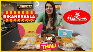 Haldirams Vs Bikanerwala | Kaunsa Better Hai? Navratri Thali Special🙏 | Sadi Gaddi