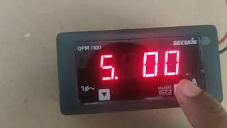 Secure DPM I100 Single phase Ammeter (New)