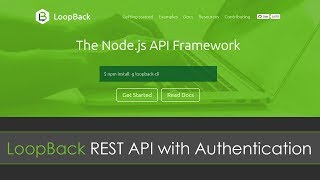 LoopBack REST API with Authentication