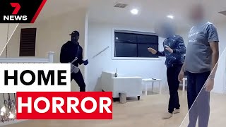 Lightsview housemates terrorised by armed trio of home invaders | 7NEWS