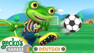 Fairplay und Fußballreparaturen | 60-minütige Zusammenstellung｜Geckos Garage Deutsch｜LKW für Kinder