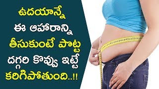 పొట్ట దగ్గరి కొవ్వును కరిగించే ఆహారాలేంటో తెలుసా..? || Natural Home Remedies To Get Rid Of Belly Fat