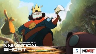 2D Animated Short Film "THE KING & THE BEAVER" Cute & Funny Animation by Gobelins