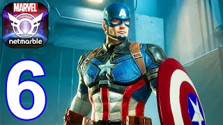 MARVEL Future Revolution - Gameplay Walkthrough Part 6 Captain America (Android, iOS) 4K 60FPS