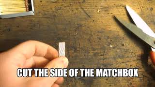 Making easy match-head firecrackers