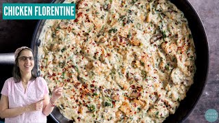 Creamy Chicken Florentine, but Make it Vegan | SOY CURLS FLORENTINE