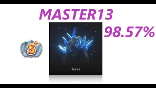 直撮りMaimai FINALE larva MASTER LV 13 S+ 98.57%