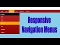 Responsive navigation menus with jquery