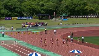 20180527_宮崎県高校総体_男子100m_準決勝3組