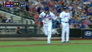 PHI:NYM: T.J. Rivera plates Lagares with a sac fly