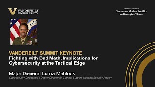 Vanderbilt Summit Keynote   Fighting with Bad Math, Implications for Cybersecurity at the Tactical E