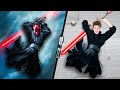 We Tried Star Wars Stunts In Real Life! - Challenge