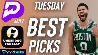 PrizePicks NBA Tuesday Best Player Prop Bets 1/7/25 | Best NBA Picks Today 🚀