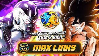 BETTER THAN YOU THINK!! LR INT Goku Frieza 100% Max Links First Look | Dragon Ball Z Dokkan Battle