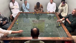 All 🇵🇰 Double Carrom tournament 3rd Quarter final match Mubashir / Zakir VS Waqas Rashid big #carrom
