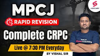 Criminal Procedure Code 1973 I MPCJ Rapid Revision | MP Judiciary Revision by Vishal Sir