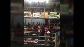 15 years old max hynninen first muay thai fight winning by ko