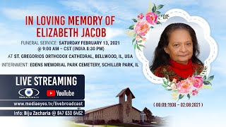 In Loving Memory of Elizabeth Jacob