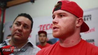 Canelo to Mcgregor "If he wants to come to boxing im ready any day, its not as easy as he thinks"