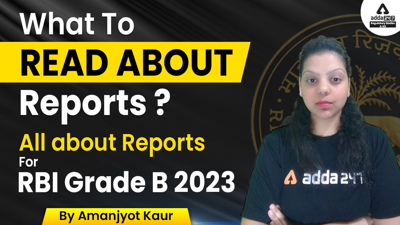 How To Cover Reports For RBI Grade B | Reports For RBI Grade B 2023 ...