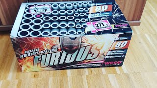 Weco Furious 80 Schuss Fächerbatterie