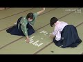 競技かるた 第54回全国女流選手権大会（a級の部）2回戦 2022