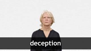 How to pronounce DECEPTION in American English