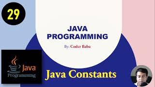 Constants in Java Programming | Java Tutorial in Hindi part-29