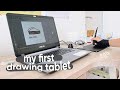 unboxing a very affordable drawing tablet VEIKK VK640 ✨