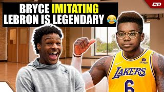 Bryce James IMITATING LeBron Is Legendary 😂 | Highlight #Shorts