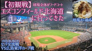 【初観戦！】エスコンフィールド北海道に行ってきた(2023.06.06)セパ交流戦VS広島東洋カープ