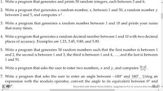 A Practical Introduction To Python Programming - Exercise 3 8 4a