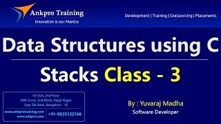 Data Structures using C Part 3 - Stack algorithms | Stack operations | Stack algorithms