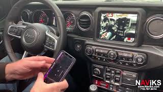 2020+Jeep  Gladiator JT Uconnect 8.4 (4C) Smartphone Mirroring + Motion Lockout Bypass Nav in Motion