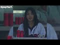 newjeans minji has gone viral for her appearance and reaction when watching baseball game