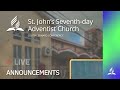 St. John's Seventh-day Adventist Church NOTICES 10 _05_2024