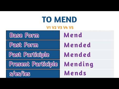 What is the 3rd form of MEND?