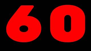 60-Second Countup Timer with Tick-Tock Sound and Final Alert