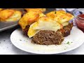 easy meatloaf and potatoes dinner