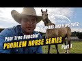 Pear Tree Ranchin 028: Problem Horse Series pt 1, He rears and flips over on the rider!