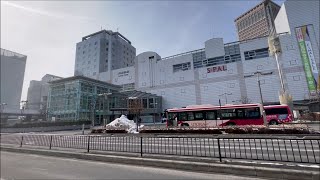 【駅前シリーズ】 JR奥羽本線　山形駅　JR Ōu Main Line Yamagata Station　(2023.2)