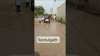 flood in Sardulgarh ,ward no.3